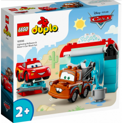 LEGO DUPLO 10996 Disney and Pixars Cars Zygzak McQueen i Złomek - myjnia