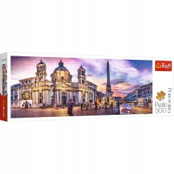 Trefl Puzzle panorama 500 el. Piazza Navona, Rzym
