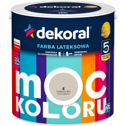 Farba lateksowa MOC KOLORU 2,5L popielaty beż