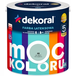 Farba lateksowa MOC KOLORU 2,5L liść mięty