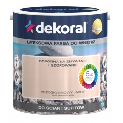 Dekoral Akrylit W BRZOSKWINIOWY JASNY2,5L