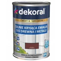 Dekoral emalia Emakol Strong 0.9L MAHOŃ