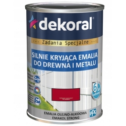 Dekoral Emakol Strong 0.9L CZERWONY KARMINOWY