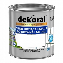 Dekoral emalia Emakol Strong 0.2L BIAŁY