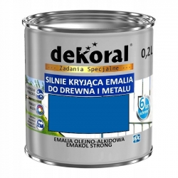 Dekoral emalia Emakol Strong 0.2L LAZUROWY
