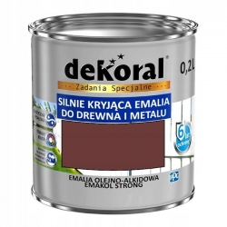 Dekoral emalia Emakol Strong 0.2L MAHOŃ