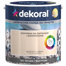 Dekoral Akrylit W BEŻOWY JASNY 2,5L