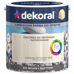 Dekoral Akrylit W MINIMALISTYCZNY BEŻ 2,5L