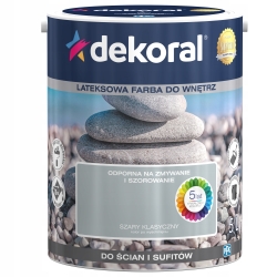 Dekoral Akrylit W SZARY KLASYCZNY 5L