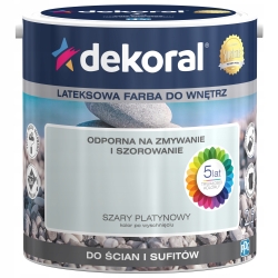 Dekoral Akrylit W SZARY PLATYNOWY 2,5L