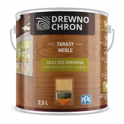 Drewnochron Olej do drewna 2,5L BEZBARWNY