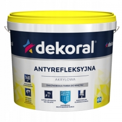 Dekoral Polinak biała farba antyrefleksyjna 3L