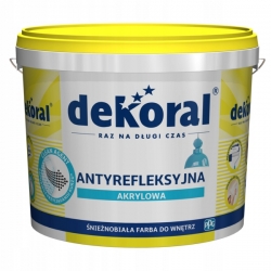 Dekoral Polinak biała farba antyrefleksyjna 3L