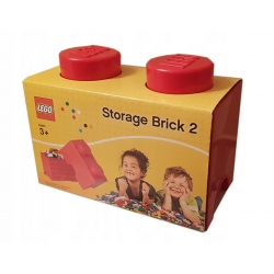 LEGO Storage Brick 2 pojemnik na klocki czerwony