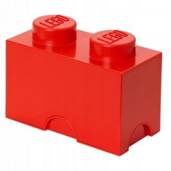 LEGO Storage Brick 2 pojemnik na klocki czerwony