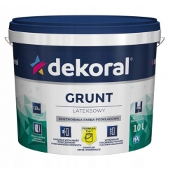 Dekoral grunt lateksowy podkład śnieżnobiały 10L